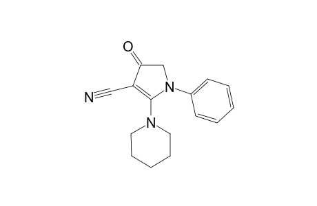 4-OXO-1-PHENYL-2-PIPERIDIN-1-YL-4,5-DIHYDRO-1H-PYRROL-3-CARBONITRILE