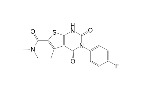 thieno[2,3-d]pyrimidine-6-carboxamide, 3-(4-fluorophenyl)-1,2,3,4-tetrahydro-N,N,5-trimethyl-2,4-dioxo-