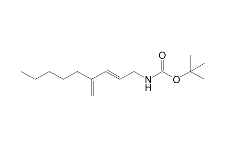 [(E)-4-Methylenenon-2-enyl]carbamic acid t-butyl ester
