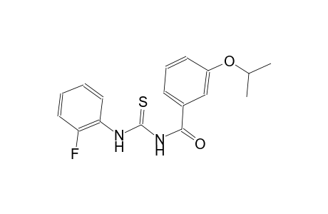 N-(2-fluorophenyl)-N'-(3-isopropoxybenzoyl)thiourea