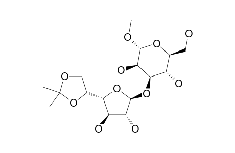 METHYL-BETA-D-GALACTOFURANOSYL-(1->3)-ALPHA-D-MANNOPYRANOSE