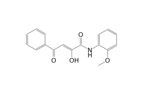 (2Z)-2-hydroxy-N-(2-methoxyphenyl)-4-oxo-4-phenyl-2-butenamide