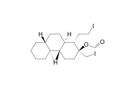 [1S-(1.alpha.,2.beta.,4a.beta.,4b.alpha.,8a.beta.,10a.alpha.)]-Tetradecahydro-1-(2-iodoethyl)-2-(iodomethyl)-4b-methyl-2-phenanthrenol formate