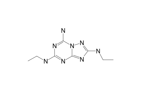 7-AMINO-2,5-BIS-(ETHYLAMINO)-1,2,4-TRIAZOLO-[1,5-A]-[1,3,5]-TRIAZINE