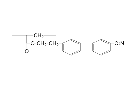 Poly[1-(cyano-4,4'-biphenyleneethyleneoxycarbonyl)ethylene]