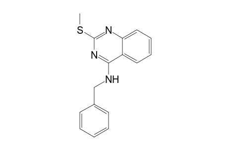 4-Benzylamino-2-methylthioquinazoline