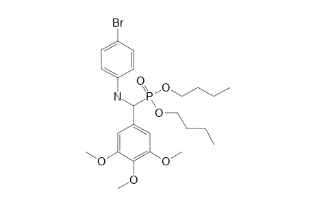 O,O'-DI-N-BUTYL-ALPHA-(4-BROMOPHENYLAMINO)-3,4,5-TRIMETHOXYBENZYLPHOSPHONATE
