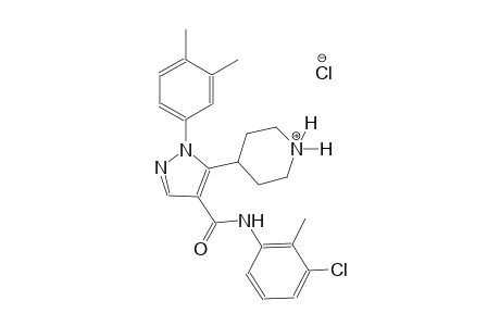 piperidinium, 4-[4-[[(3-chloro-2-methylphenyl)amino]carbonyl]-1-(3,4-dimethylphenyl)-1H-pyrazol-5-yl]-, chloride