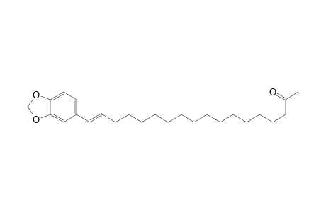 2-Oxo-18-(3',4'-methylenedioxyphenyl)-trans-17-octadecene