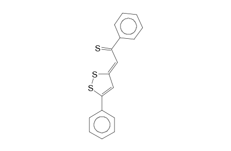 ETHANETHIONE, 1-PHENYL-2-(5-PHENYL-3H-1,2-DITHIOL-3-YLIDENE)-