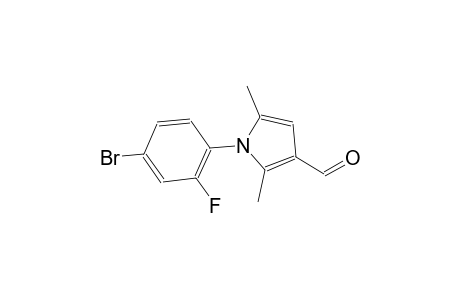1-(4-bromo-2-fluorophenyl)-2,5-dimethyl-1H-pyrrole-3-carbaldehyde