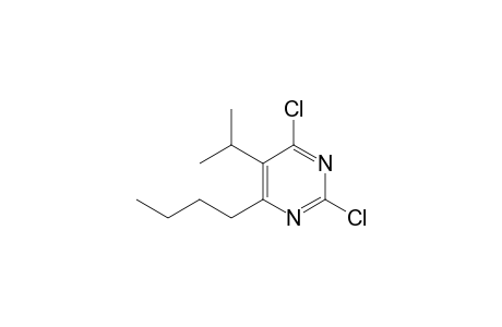 4-butyl-2,6-bis(chloranyl)-5-propan-2-yl-pyrimidine