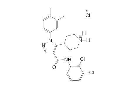 piperidinium, 4-[4-[[(2,3-dichlorophenyl)amino]carbonyl]-1-(3,4-dimethylphenyl)-1H-pyrazol-5-yl]-, chloride
