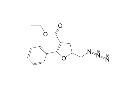 2-(azidomethyl)-5-phenyl-2,3-dihydrofuran-4-carboxylic acid ethyl ester