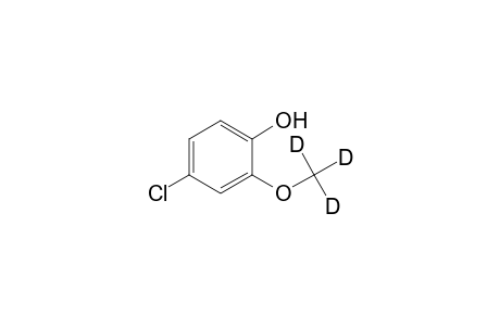 Phenol, 4-chloro-2-(methoxy-D3)-