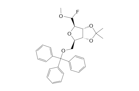 (3aR,4R,6R,6aR)-4-(fluoro-methoxymethyl)-2,2-dimethyl-6-[tri(phenyl)methoxymethyl]-3a,4,6,6a-tetrahydrofuro[4,3-d][1,3]dioxole