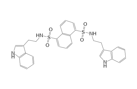 N~1~,N~5~-bis[2-(1H-indol-3-yl)ethyl]-1,5-naphthalenedisulfonamide