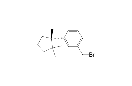 Benzene, 1-(bromomethyl)-3-(1,2,2-trimethylcyclopentyl)-, (S)-