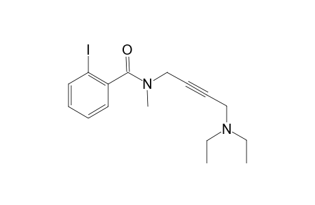 N-(4'-Diethylaminobut-2'-yny)-N-methyl-2-iodobenzylamide