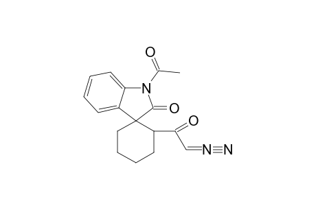 (E)-1-(1'-acetyl-2'-keto-spiro[cyclohexane-2,3'-indoline]-1-yl)-2-diazonio-ethenolate