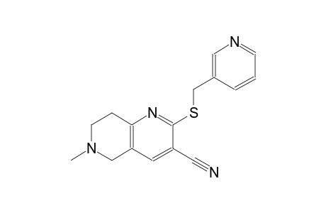 1,6-naphthyridine-3-carbonitrile, 5,6,7,8-tetrahydro-6-methyl-2-[(3-pyridinylmethyl)thio]-