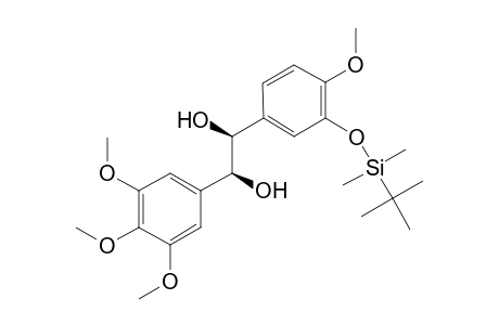(1S,2S)-1-[3-[tert-butyl(dimethyl)silyl]oxy-4-methoxy-phenyl]-2-(3,4,5-trimethoxyphenyl)ethane-1,2-diol