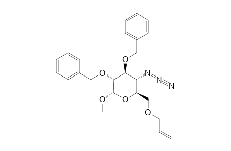 METHYL-6-O-ALLYL-4-AZIDO-2,3-DI-O-BENZYL-4-DEOXY-ALPHA-D-GLUCOPYRANOSIDE