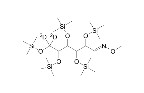 TMS-derivative of 6,6-D2-Glucose-methyloxime