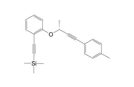 (-)-Trimethyl[(2-{[(1R)-1-methyl-3-(4-methylphenyl)prop-2-yn-1-yl]oxy}phenyl)-ethynyl]silane
