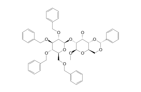METHYL-4,6-O-BENZYLIDENE-2-O-(2,3,4,6-TETRA-O-BENZYL-BETA-D-GLUCOPYRANOSYL)-BETA-D-ALLOPYRANOSIDE