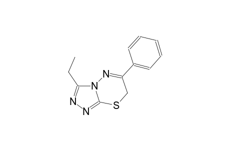 7H-[1,2,4]triazolo[3,4-b][1,3,4]thiadiazine, 3-ethyl-6-phenyl-
