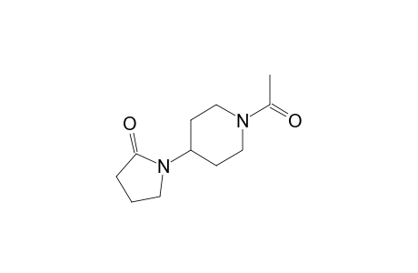 1-(4-Piperidinyl)-2-pyrrolidinone, N-acetyl-