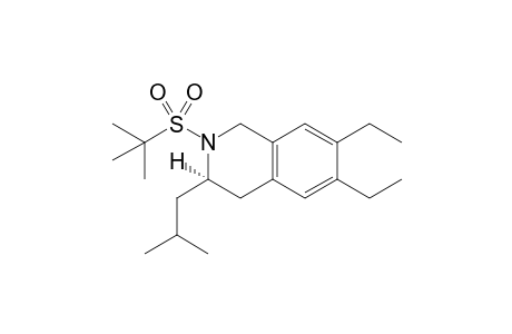 (3R)-2-(tert-Butanesulfonyl)-6,7-diethyl-3-(sec-butyl)-1,2,3,4-tetrahydroisoquinoline