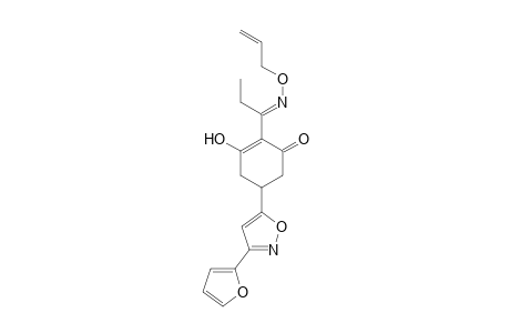 2-Cyclohexen-1-one, 5-[3-(2-furanyl)-5-isoxazolyl]-3-hydroxy-2-[1-[(2-propenyloxy)imino]propyl]-