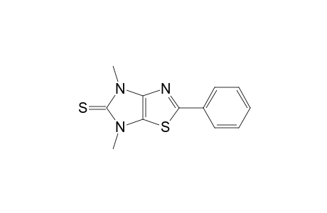 5H-Imidazo[4,5-d]thiazole-5-thione, 4,6-dihydro-4,6-dimethyl-2-phenyl-