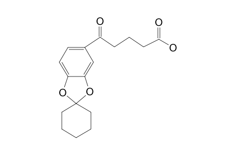 Spiro(1,3-benzodioxazole-2:1'-cyclohexane)-5-(5-oxopentanois acid)