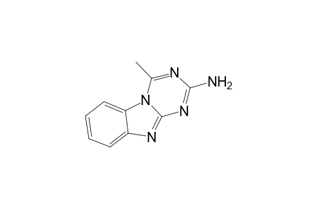 4-Methyl[1,3,5]triazino[1,2-a]benzimidazol-2-amine