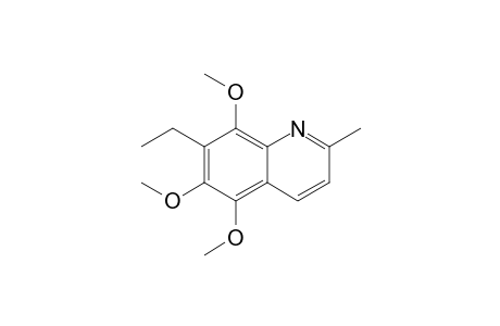 5,6,8-Trimethoxy-7-ethyl-2-methylquinoline