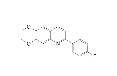 2-(4-fluorophenyl)-6,7-dimethoxy-4-methylquinoline