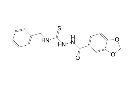 2-(1,3-benzodioxol-5-ylcarbonyl)-N-benzylhydrazinecarbothioamide