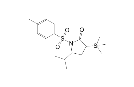 5-(1-Methylethyl)-1-[(4-methylphenyl)sulfonyl]-3-trimethylsilyl-2-pyrrolidinone
