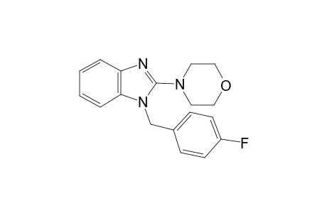 1H-1,3-Benzimidazole, 1-[(4-fluorophenyl)methyl]-2-(4-morpholinyl)-