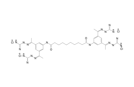 CNI-1493;N,N'-BIS-[3,5-BIS-[1-(AMINOIMINOMETHYL)-HYDRAZOETHYL]-PHENYL-DECANEDIAMIDE-TETRAHYDROCHLORIDE