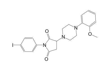 1-(4-iodophenyl)-3-[4-(2-methoxyphenyl)-1-piperazinyl]-2,5-pyrrolidinedione