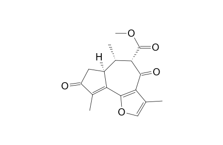 Azuleno[4,5-b]furan-5-carboxylic acid, 4,5,6,6a,7,8-hexahydro-3,6,9-trimethyl-4,8-dioxo-, methyl ester, (5.alpha.,6.alpha.,6a.alpha.)-(.+-.)-