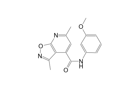 isoxazolo[5,4-b]pyridine-4-carboxamide, N-(3-methoxyphenyl)-3,6-dimethyl-