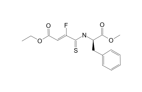 METHYL-(Z)-N-[4-ETHOXY-2-FLUORO-4-OXOBUT-2-ENETHIOYL]-PHENYLALANINATE