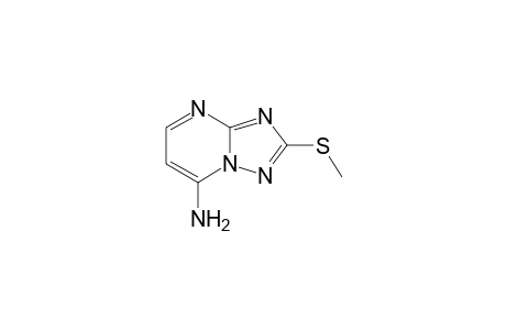 7-amino-2-(methylthio)-s-triazolo[1,5-a]pyrimidine