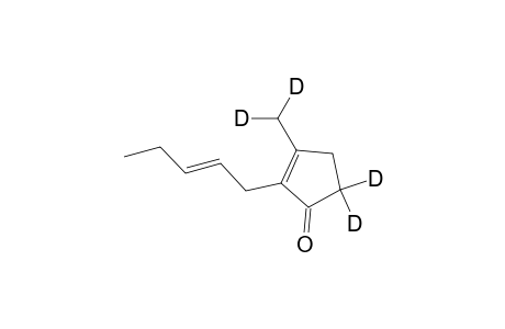 cis-3-(Dideuteriomethyl)-2-(2'-pentenyl)-5,5-dideuteriocyclopent-2-en-1-one