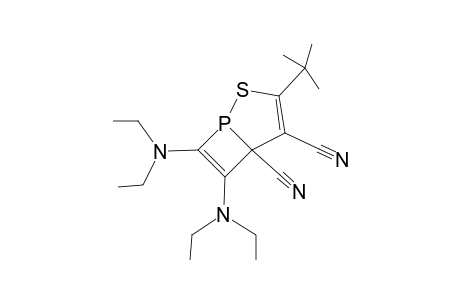3-tert-Butyl-6,7-bis(diethylamino)-2-thia-1-phosphabicyclo[3.2.0]hepta-3,6-diene-4,5-dicarbonitrile